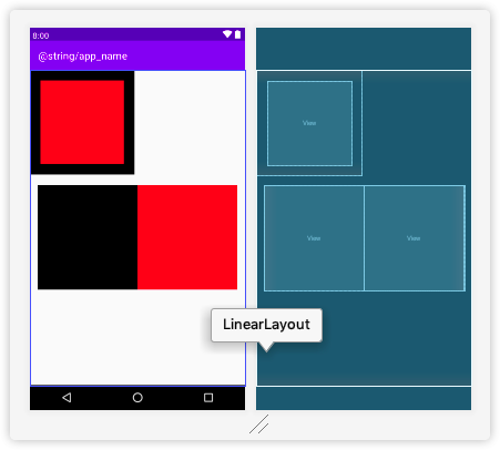 LinearLayout 效果图